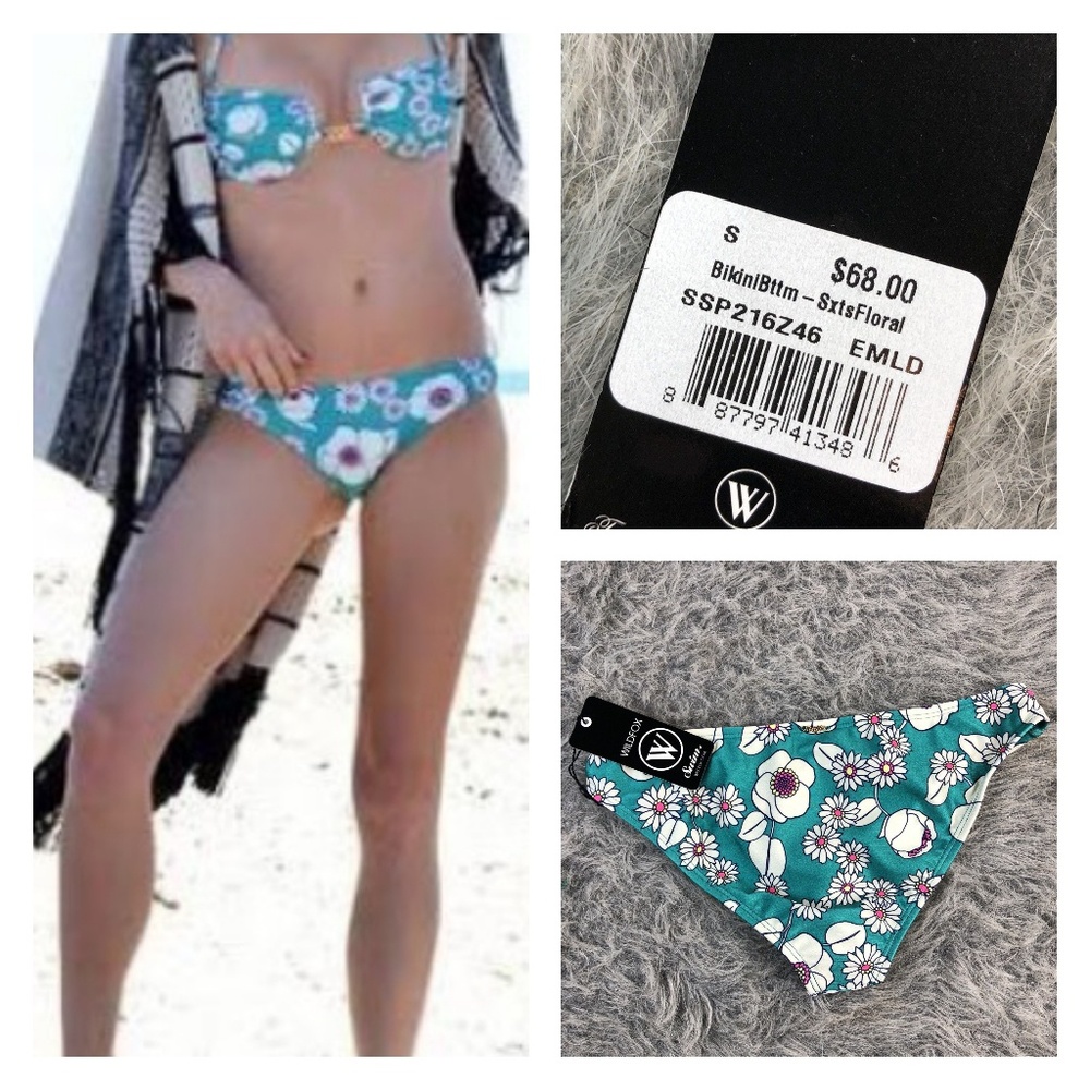 Wildfox Sixties Floral Bikini Bottoms NWT